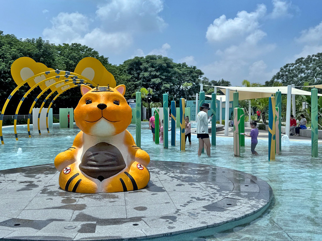 虎尾632高地公園親水公園-虎爺地景遊戲場(特色遊戲場)(滑步車場)